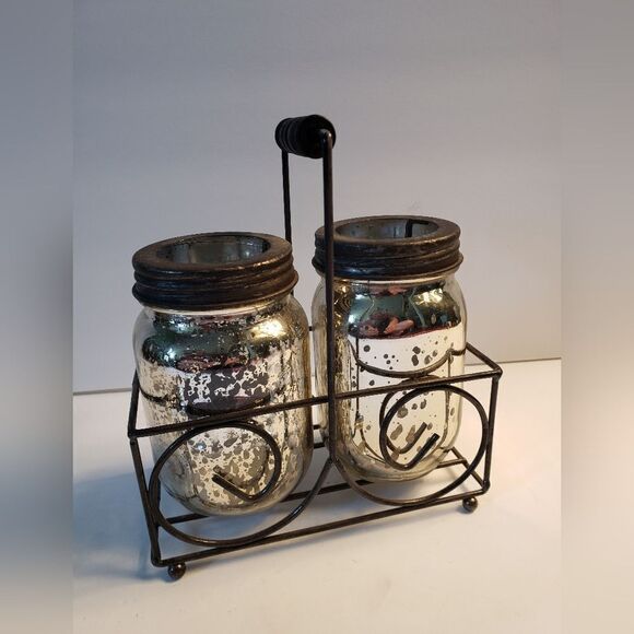 Candle Holders & Caddy - Picture 4 of 10